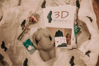 Een 3D Beeldje ingepakt om te versturen